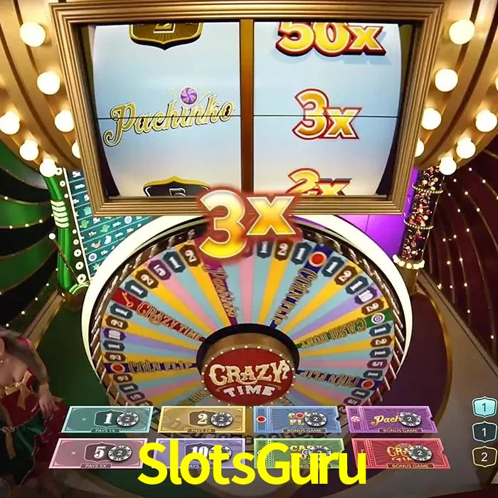 SlotsGuru — Crazy Time live game show | Play on Android APK & iPhone for real money | Evolution
